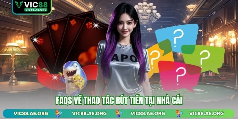 FAQS về thao tác rút tiền tại nhà cái