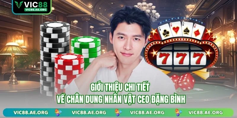 Giới thiệu chi tiết về chân dung nhân vật CEO Đặng Bình