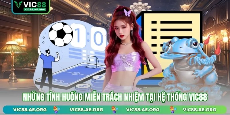 Những tình huống miễn trách nhiệm tại hệ thống VIC88